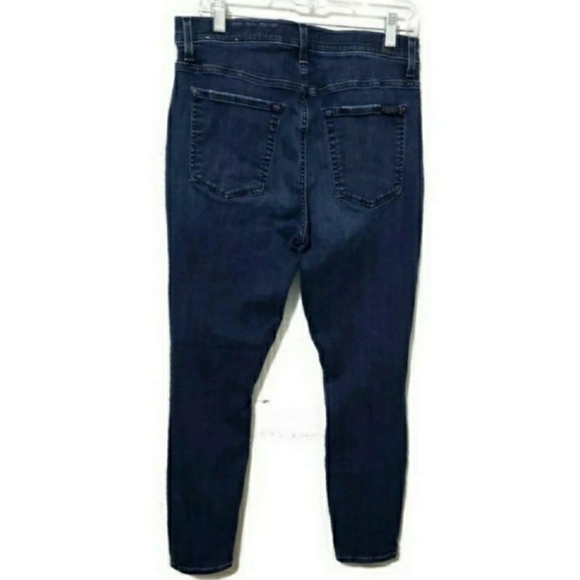 7 For All Mankind B Air High Rise Skinny Ankle - Picture 2 of 4